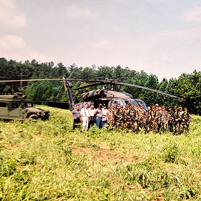 Company A 511th Infantry Sling Load UH-60 2002