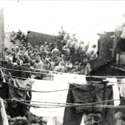 SS Sea Pike Pacific Crossing 1944 World War II