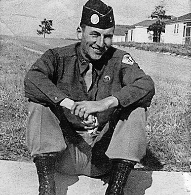 1LT Andrew Carrico of Company D, 511th Parachute Infantry