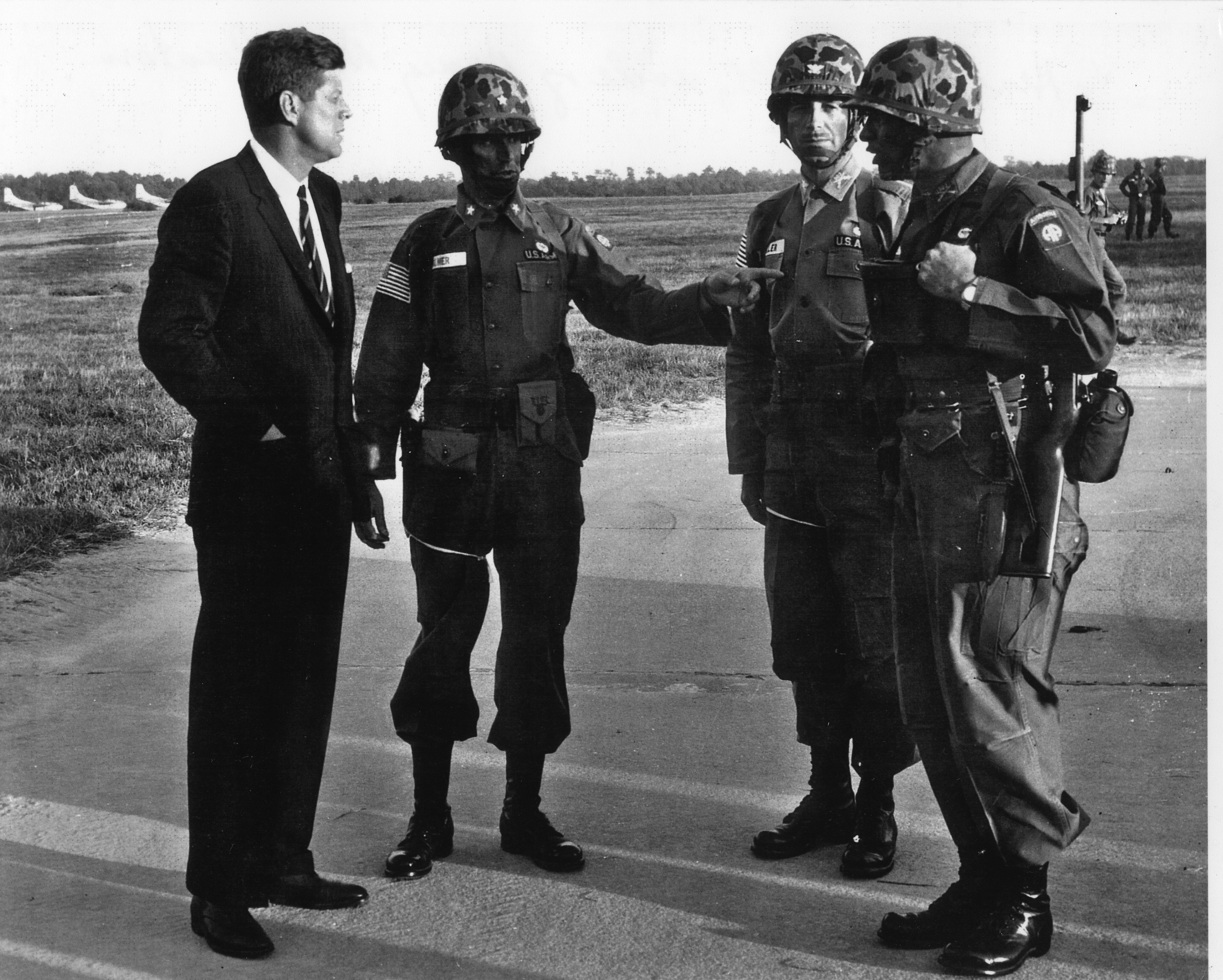 Colonel Henry Muller and President John F Kenney Cuban Missile Crisis