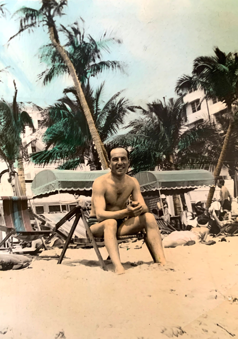 Abraham Snyder 511th PIR at beach